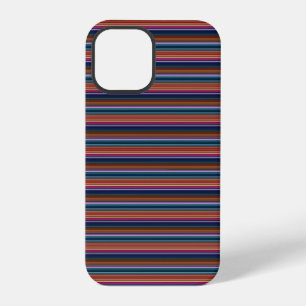 Coque iPhone 12 Pro Jolies rayures colorées rétro