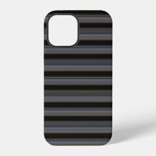Coque iPhone 12 Jolies rayures rétro modernes
