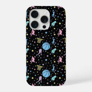 Joueuses de basket-ball - Motif d'étoiles