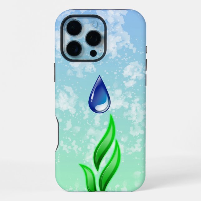 Coque iPhone Jour des terres 2025 Notre Puissance Notre Planète (Verso)