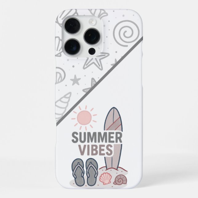 Coque iPhone Jours avant la plage (Verso)