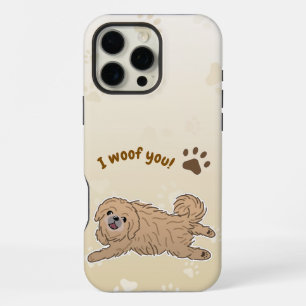 Coque iPhone 16 Pro Max Joyeux Amoureux des chiens Pekingese Je Vous Oubli
