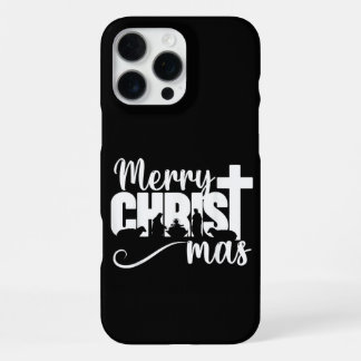 Coque iPhone 16 Pro Max Joyeux Christ Mas chrétien Noël Jésus-Christm