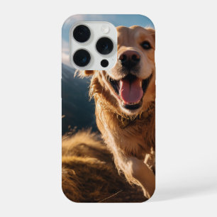 Joyeux Golden Retriever en cours