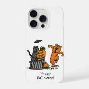 Joyeux Halloween ! Chat Chauve-souris Chien et Ara