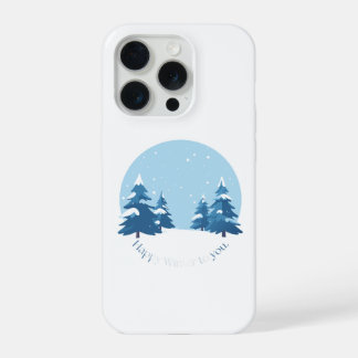 Joyeux Hiver À Vous Pins enneigés Esthétique 