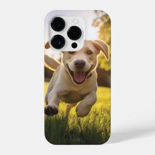 Coque Pour iPhone 14 Plus Joyeux Labrador Puppy Running