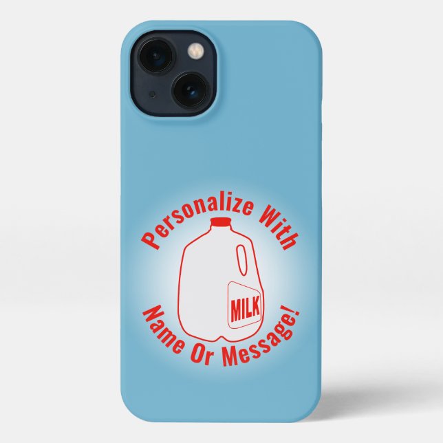 Coque iPhone Jus de lait (Verso)