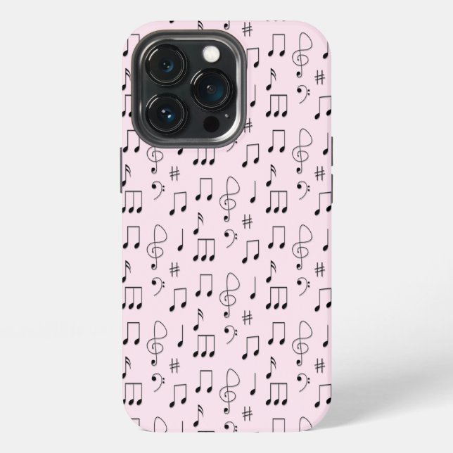 Coque iPhone Just Noté Rose (Dos)