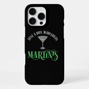Coque iPhone 16 Pro Max Juste Un Garçon Qui Aime Les Martinis
