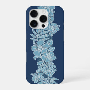 Coque iPhone 16 Pro Kalaheo Hibiscus Hawaïen Tapa