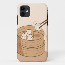 Coque iphone Kawaii Dim Sum Bunnies