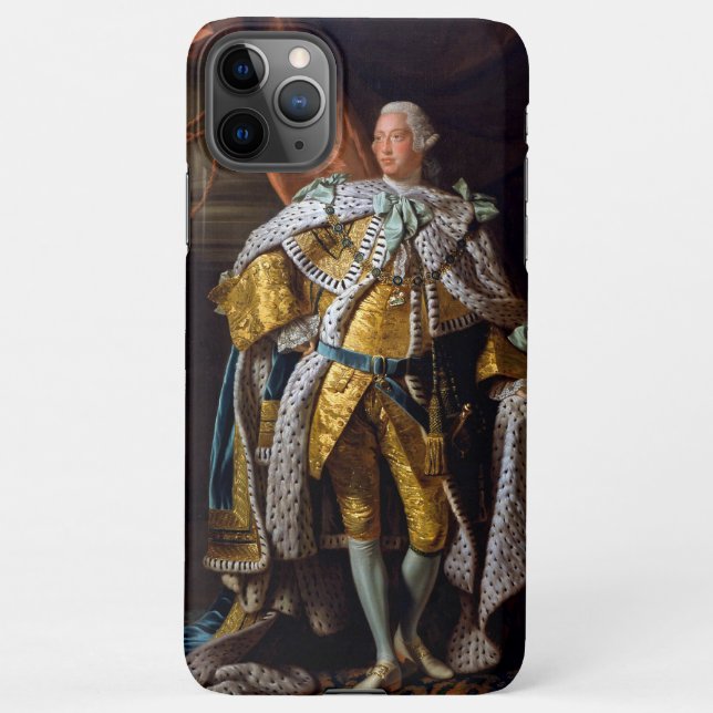 Coque iPhone King George III par Allan Ramsay 1762 (Dos)