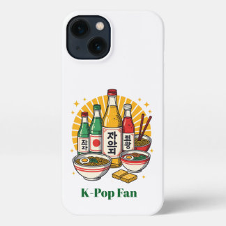 Etui iPhone 13 Korean Pop Culture Chest Print Printed Backpack Po