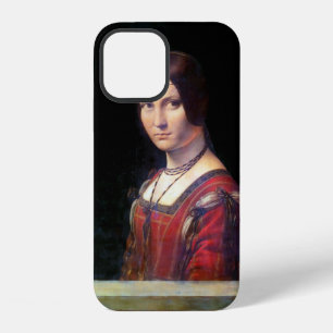 Coque iPhone 12 La Belle Ferronnière, Léonard de Vinci