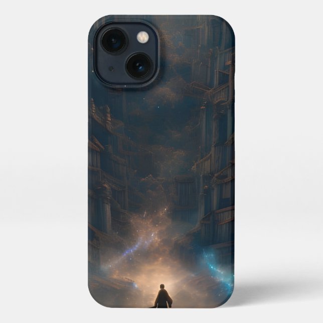 Coque iPhone La bibliothèque importante (Verso)