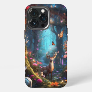 Etui iPhone 13 Pro La Forêt Enchantée, une oasis mystique