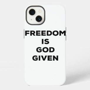 Etui iPhone 13 La liberté est donnée par Dieu