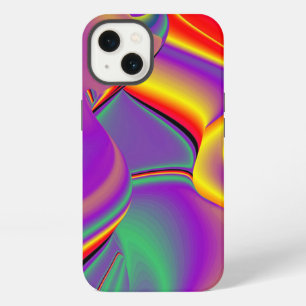 Etui iPhone 13 La Magie des Couleurs Abstrait 3D Rainbowart