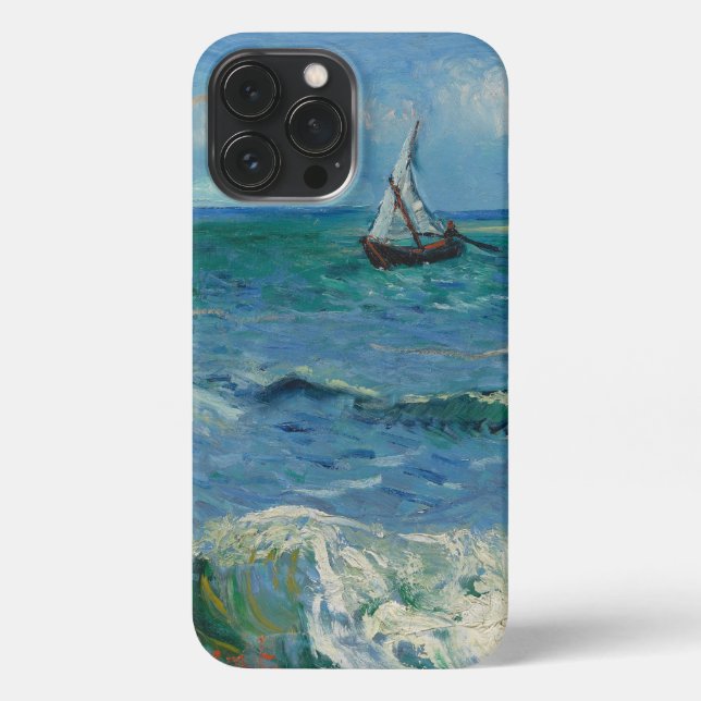 Coque iPhone La mer aux Saintes Maries de la Mer | Van Gogh (Verso)