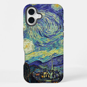 Coque iPhone 16 Plus La Nuit étoilée de van Gogh