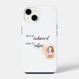 Coque Pour iPhone 14 La vie est une chaîne gênante de selfies