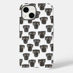 Coque Pour iPhone 14 Labrador Retriever noir
