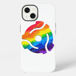 Etui iPhone 13 l'adaptateur de disque 45 tours en plastique de Sl