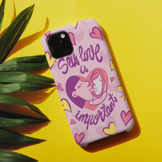 COQUE iPhone L'AMOUR DE SOI EST IMPORTANT (Créateur téléchargé)