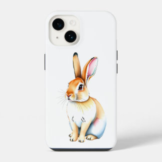 Coque Pour iPhone 14 lapin aux longues oreilles