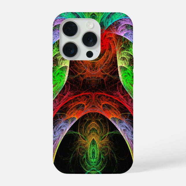 Coque iPhone L'art Abstrait du Carnaval (Verso)
