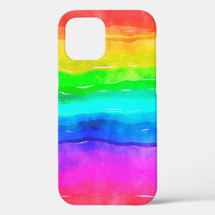 Coque iPhone 12 Lavage de peinture aquarelle