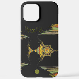 Coque iPhone 12 Pro Max LavishlyOn Multi-Coloured Peace Fish Coque-Mate