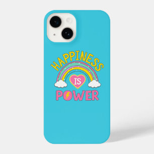 Coque Pour iPhone 14 Le bonheur est Power Rainbow