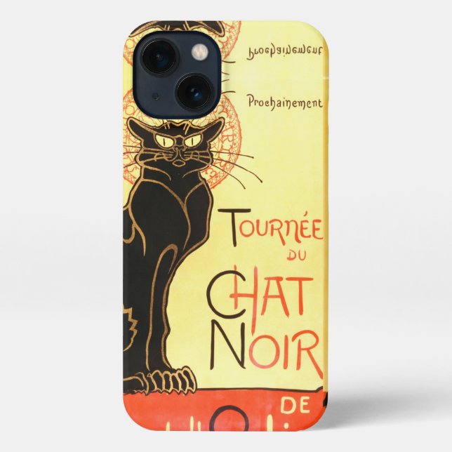 Coque iPhone Le chat noir,Original billboard (Verso)