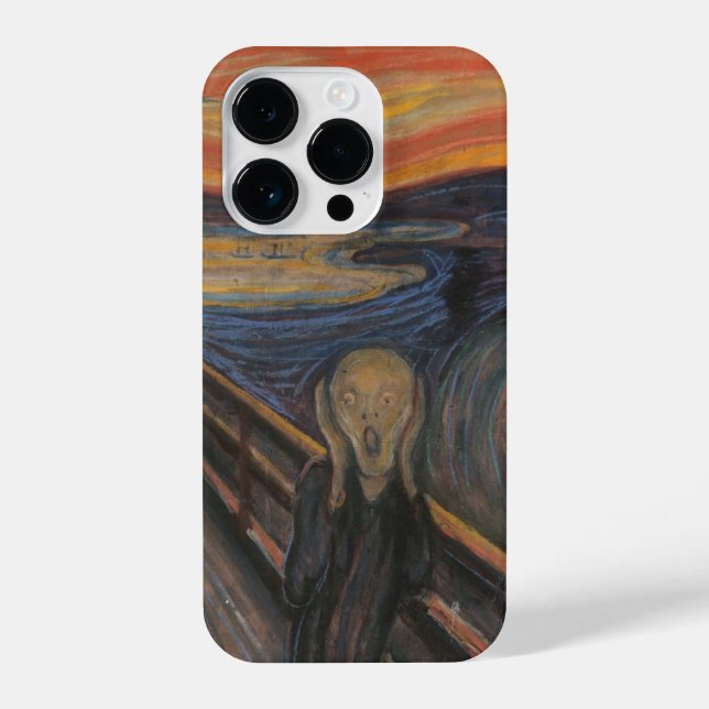 Coque iPhone Le cri de Munch (Verso)