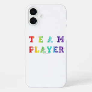 Coque iPhone 16 Plus Le joueur de l'équipe de SlipperyJoe rempli de plu