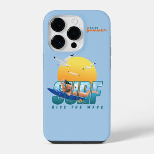 Coque Pour iPhone 14 Plus Le surfeur chevauche la vague (F)