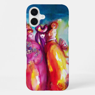Coque iPhone 16 Plus LE TROISIÈME MASQUE Mascarade vénitienne 