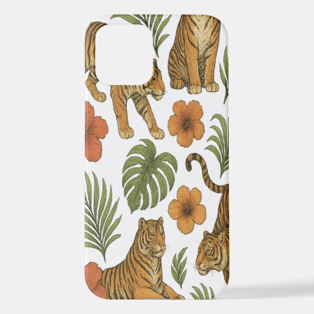 Coque iPhone L'élégance de la jungle (Verso)