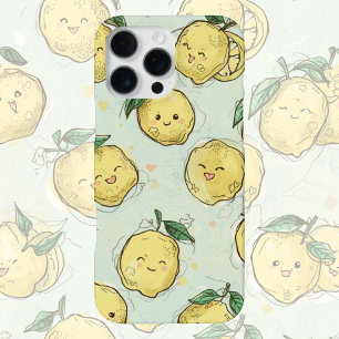 Coque iPhone 16 Pro Max Lemon Love  – Citron Aquarelle Jaune Clair 