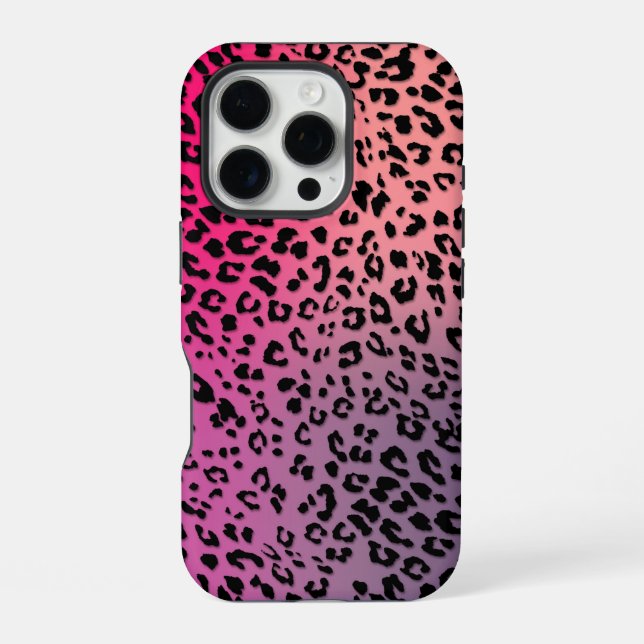 Coque iPhone Leopard Pattern (Verso)