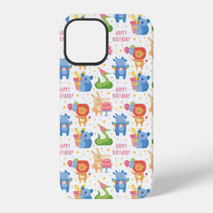 Coque iPhone 12 Les Animaux Félicitent Pour L'anniversaire Des Enf