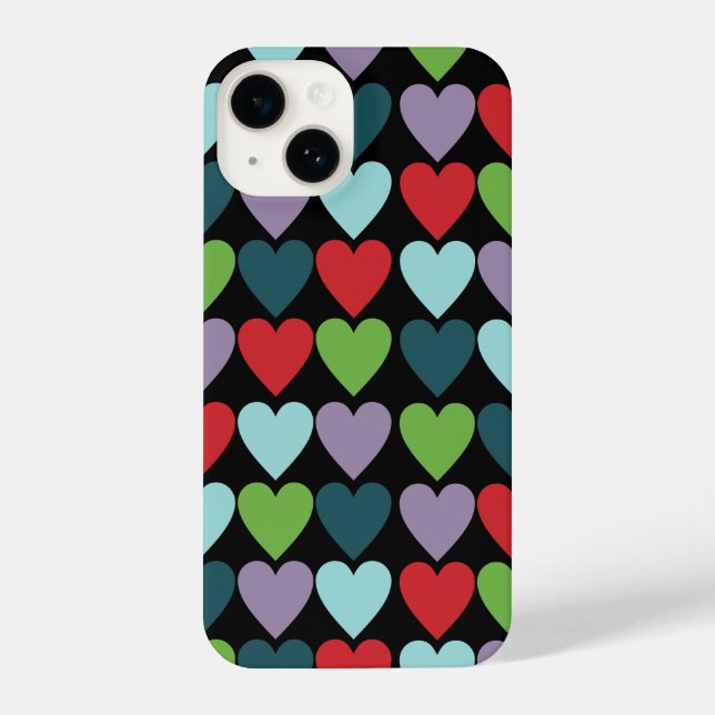 Coque iPhone Les coeurs sont pris (Verso)