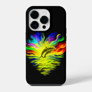 Coque Pour iPhone 14 Plus Les dauphins sous le soleil