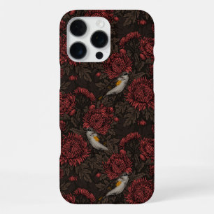Coque iPhone 16 Pro Max Les Reddébutants dans les chrysanthèmes en brun et