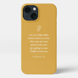 Etui iPhone 13 Let Your Light Shine Christian