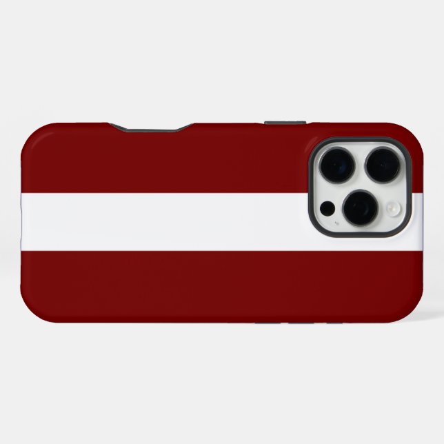 Coque iPhone Lettonie (Verso Horizontal)