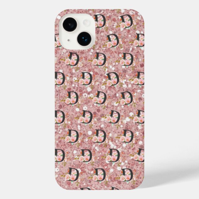 Coque iPhone Lettre D (Verso)