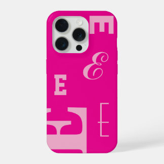 Lettre personnalisée, monogramme couleur tendance,